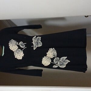 CHANEL* LONG SLEEVE DRESS BUTTONED BACK